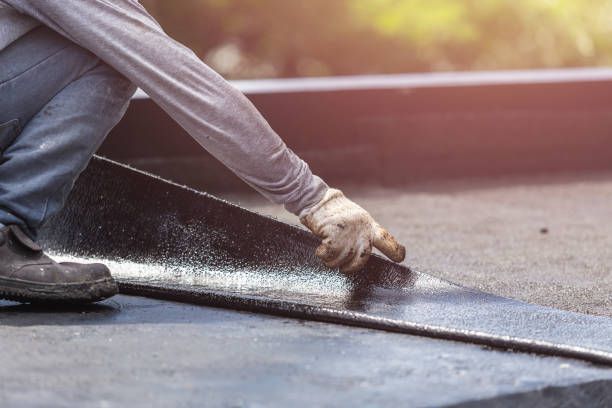 Professional Waterproofing technician working in Leonardo, NJ